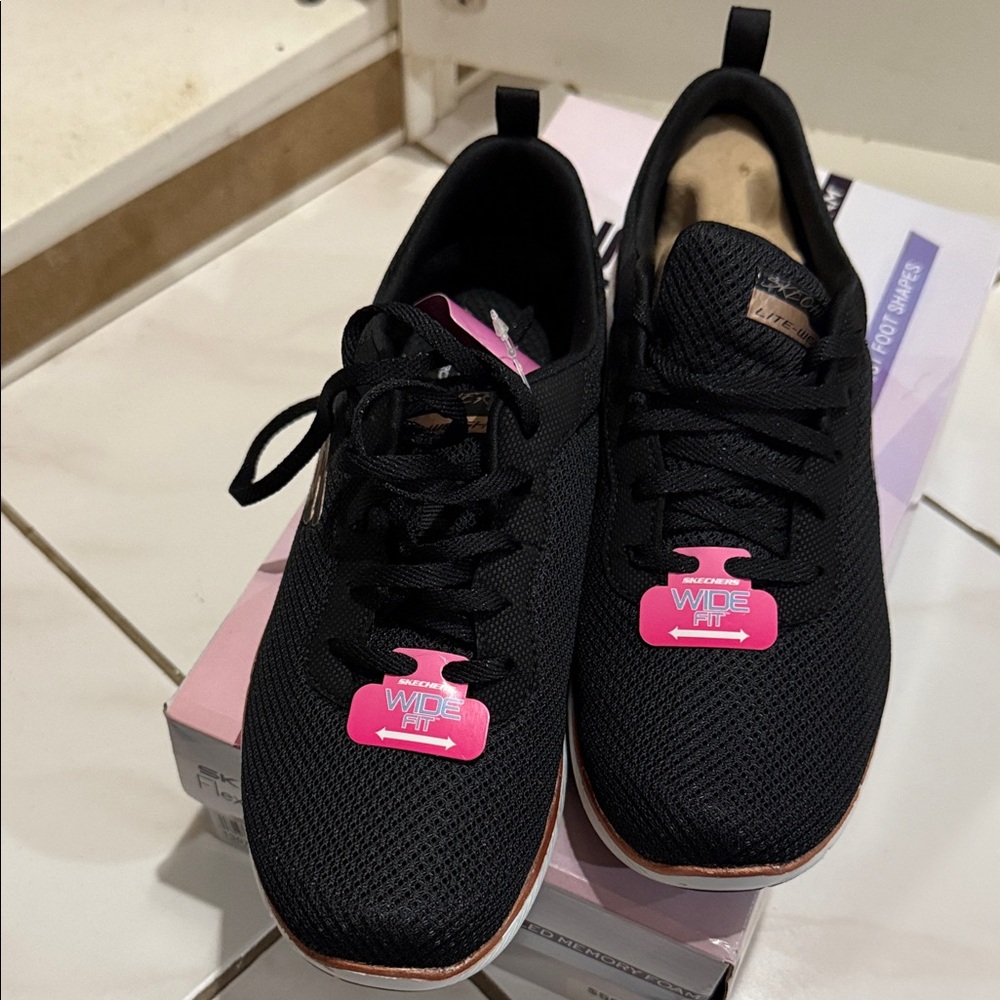 Skechers flex appeal 3.0 black sneakers